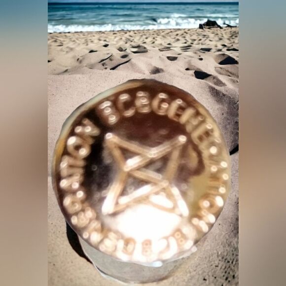 CUFF BCBG SILVER LEATHER 3/4" "#SWEET" ROSE GOLD Tone SLIDE Letters 7-7 1/2" - Picture 10 of 13